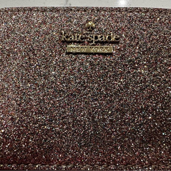 Kate Spade New York - Pink Glitter Bug Card Holder - Picture 4 of 7